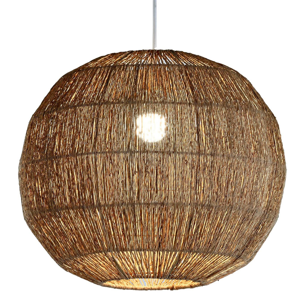 Round Jute Pendant Lamp