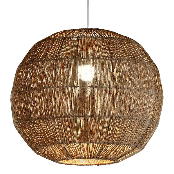 Round Jute Pendant Lamp