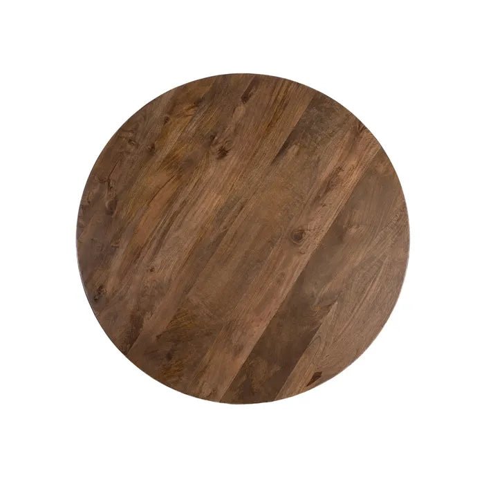 Round Mango Wood Dining Table