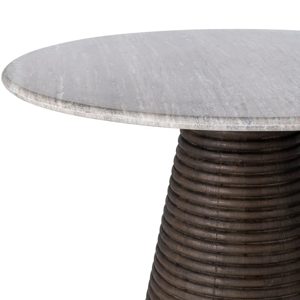 Round Marble Top Dining Table - LUXONAS