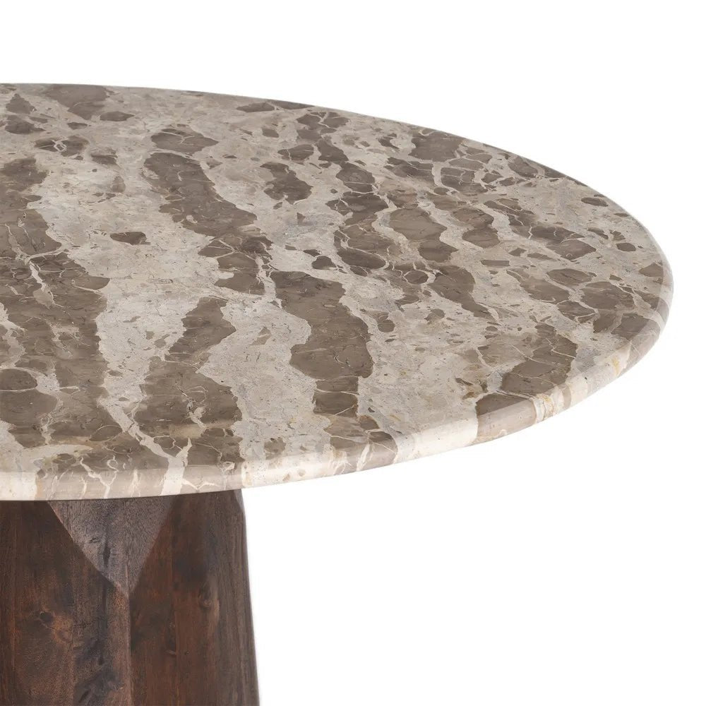 Round Marble Top Dining Table - LUXONAS HOME