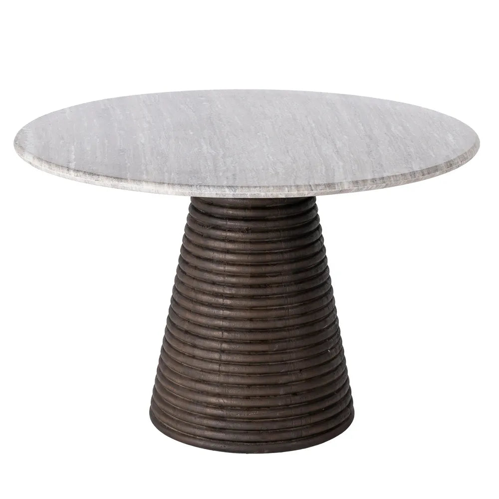 Round Marble Top Dining Table - LUXONAS