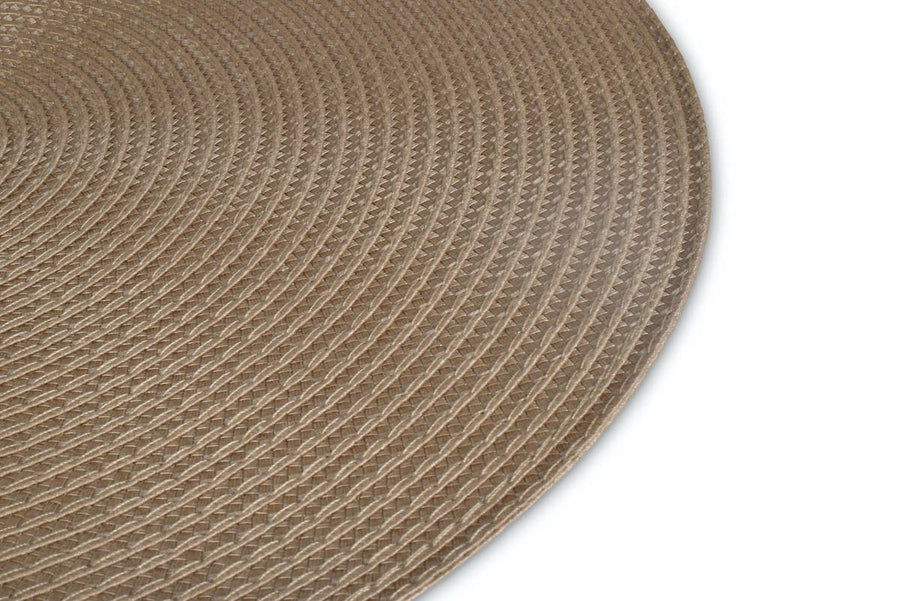 Round Placemat in Natural Style