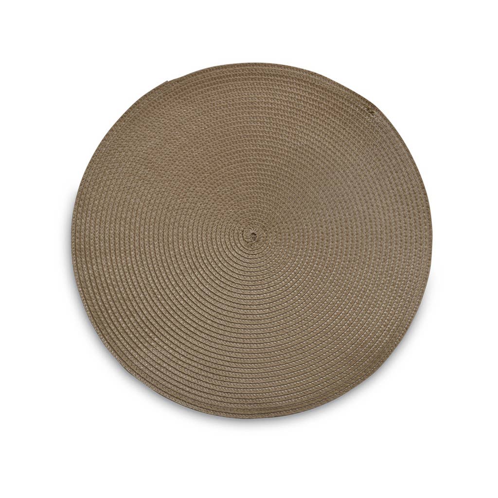 Round Placemat in Natural Style