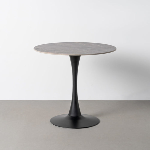 Round Table with Sintered Stone Top Contract Model 80 x 80 x 75 cm