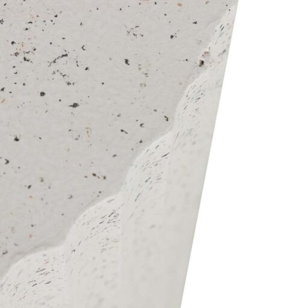Round White Pedestal - LUXONAS