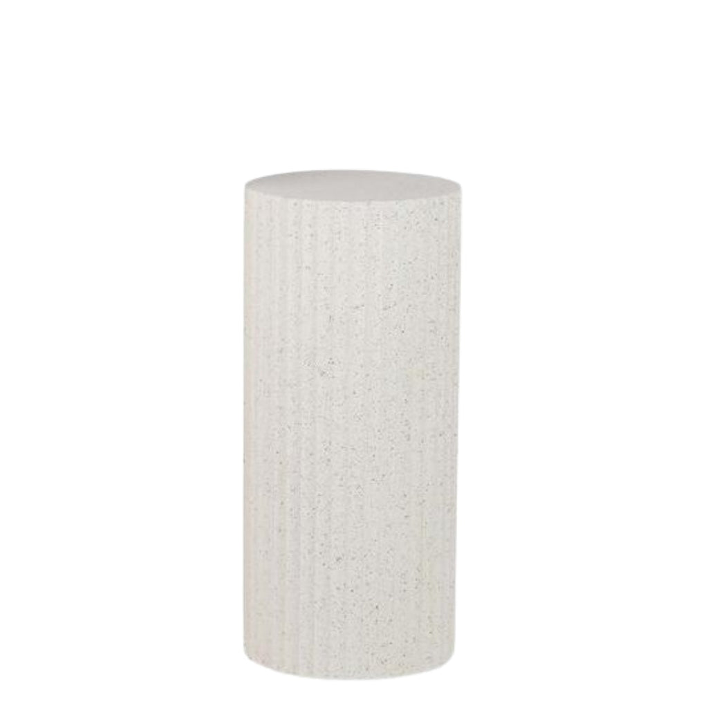 Elegant Round White Pedestal for Home & Commercial Use