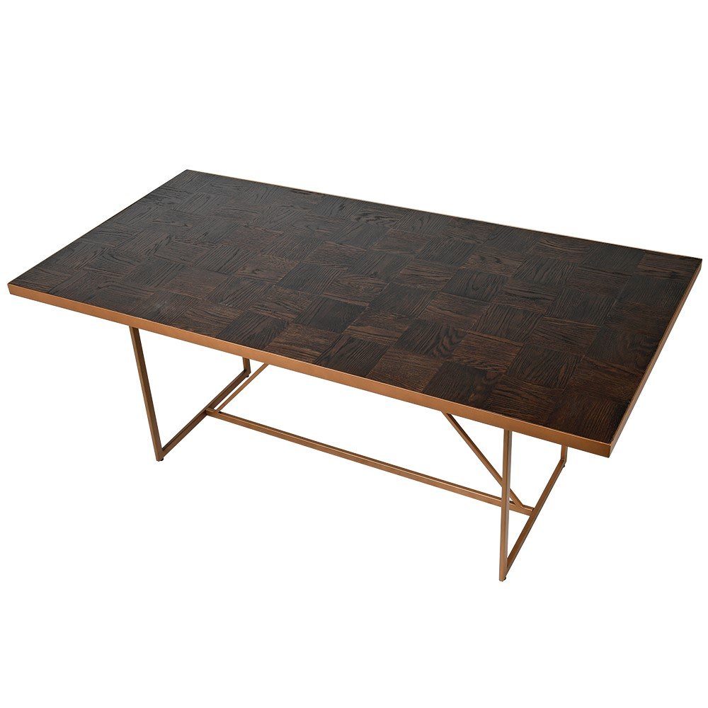 Rove Parquet Dining Table - LUXONAS