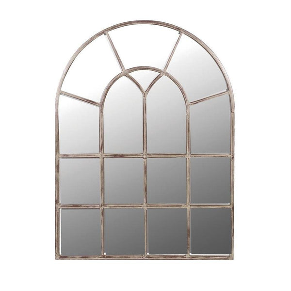 Rustic Multi-Window Effect Mirror