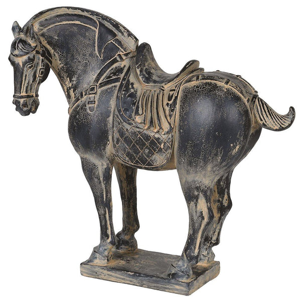 Rustic Style Resin Horse Sculpture