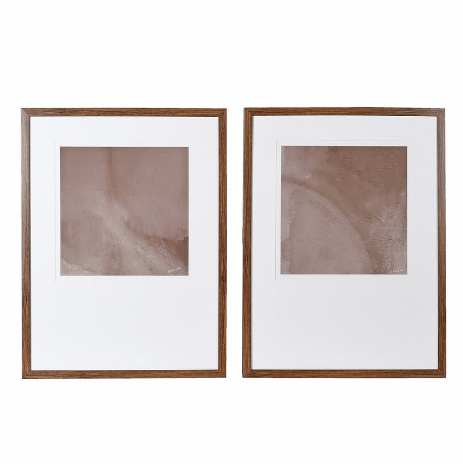 S/2 Dune Canvas with Frame - Elegant Home Decor