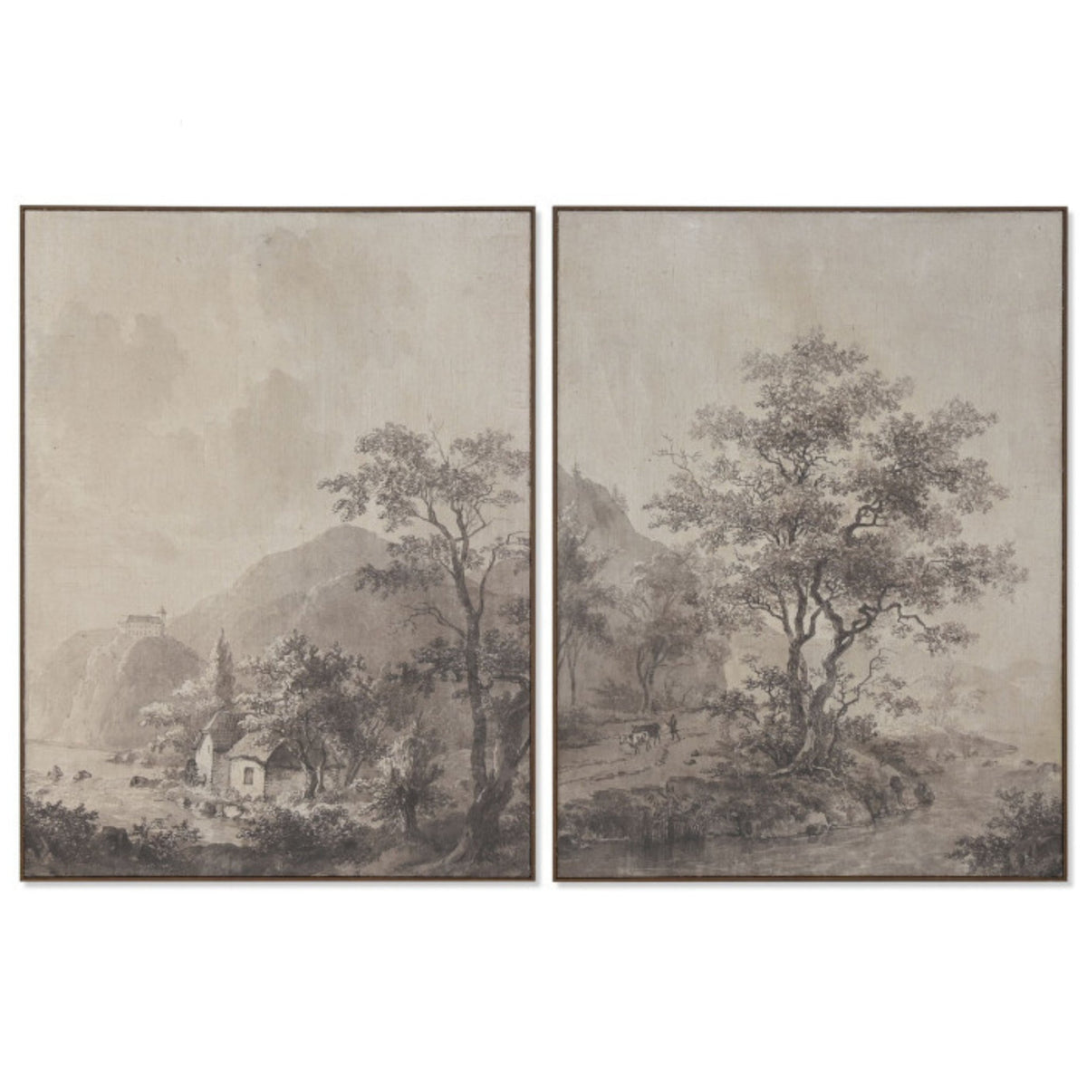 S/2 Hand Painted Landscape Jude Picture