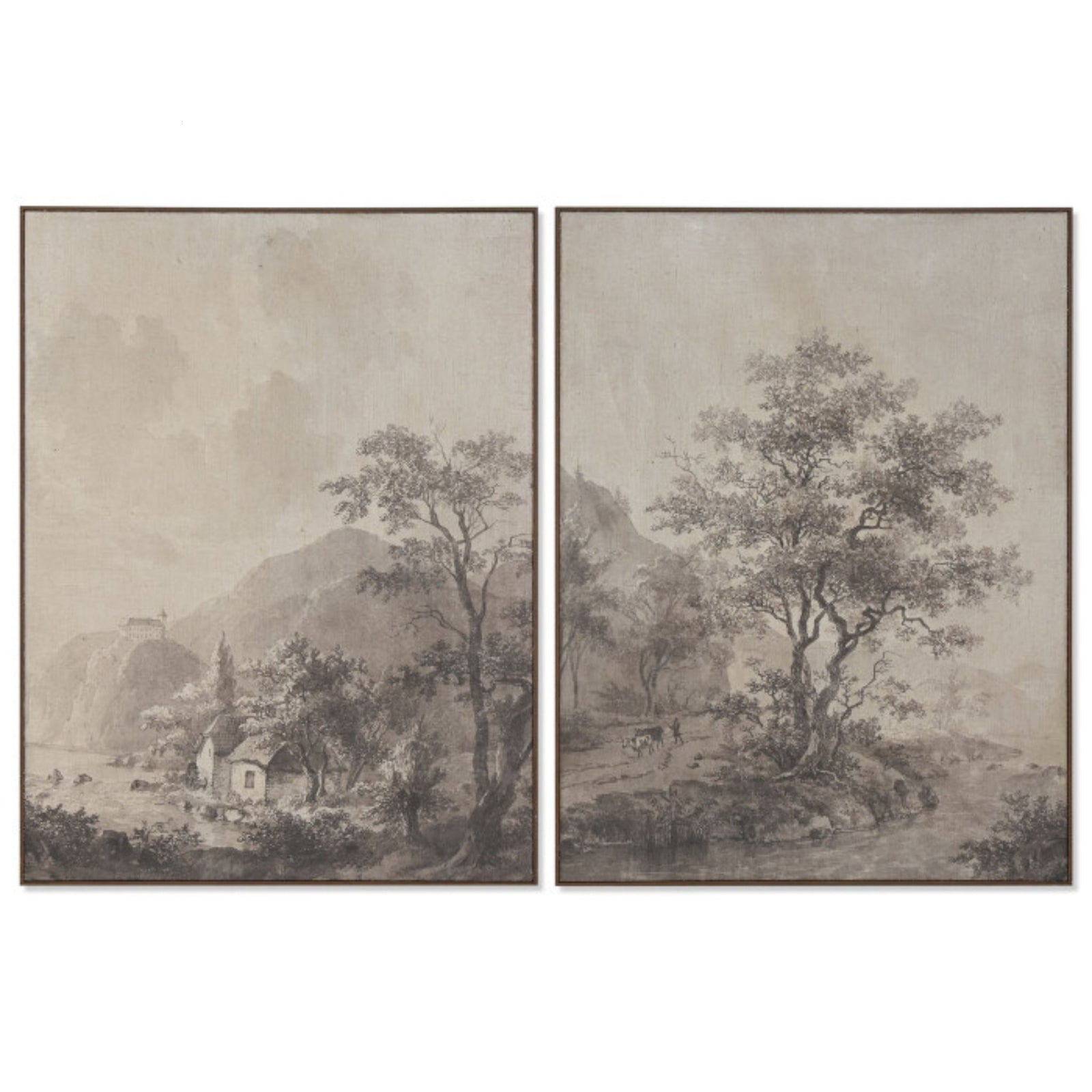S/2 Hand Painted Landscape Jude Picture