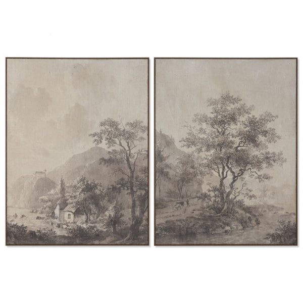 S/2 Hand Painted Landscape Jude Picture