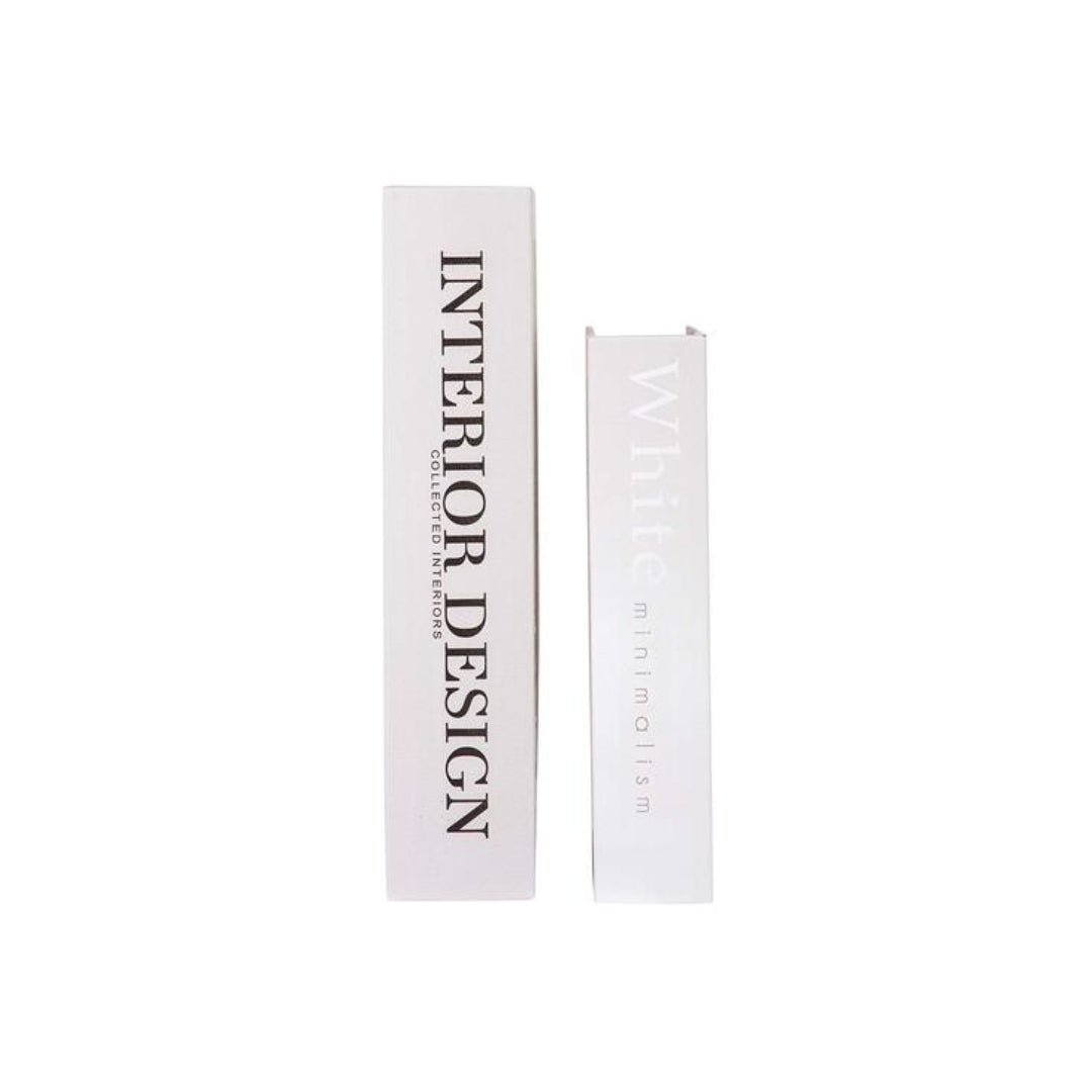 S/2 Interior Design Storage Books - Stylish Organization for Your Home - LUXONAS