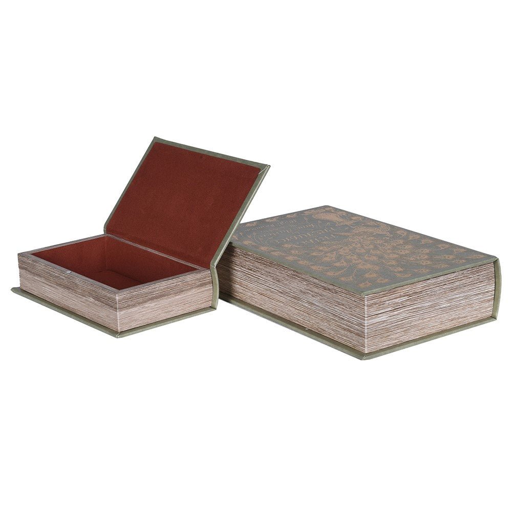 S/2 Jane Eyre Book Boxes - LUXONAS
