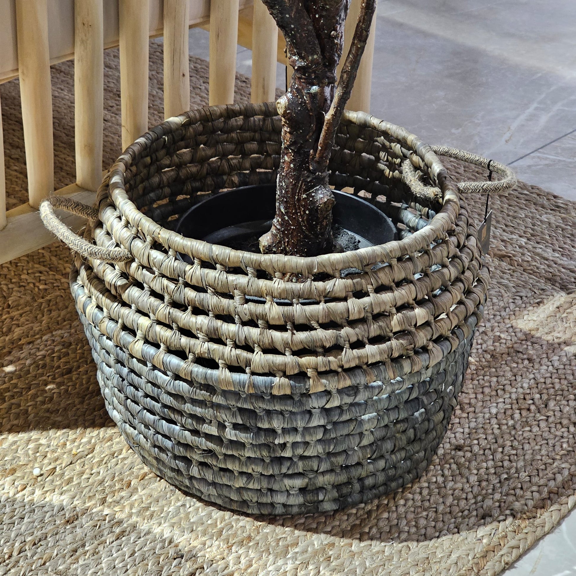 S/2 Maize Twine Baskets - LUXONAS