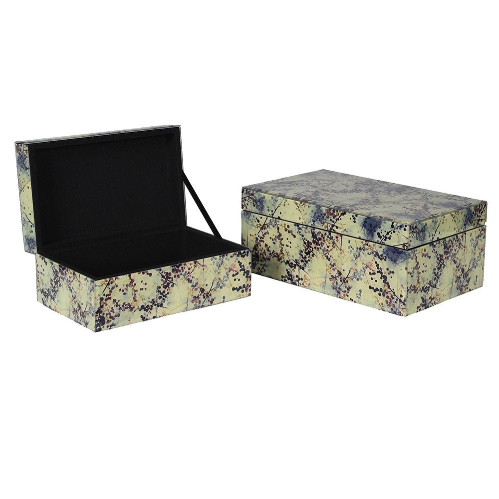 S/2 Sage Jexellery Boxes - LUXONAS