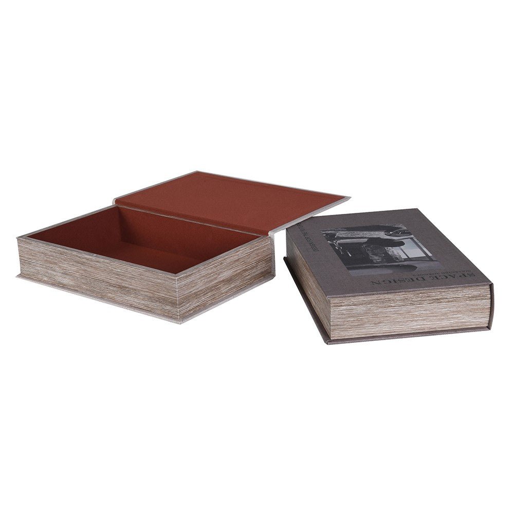 S/2 Space & Design Book Boxes - LUXONAS