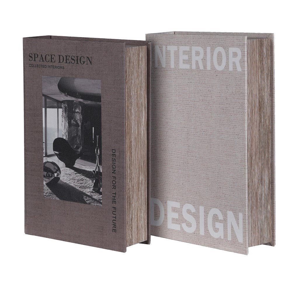 S/2 Space & Design Book Boxes - LUXONAS
