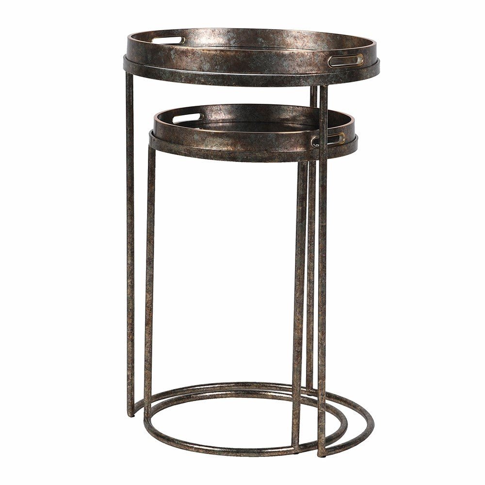 S/2 Swallow Tray Tables - Stylish and Functional Accent Pieces - LUXONAS