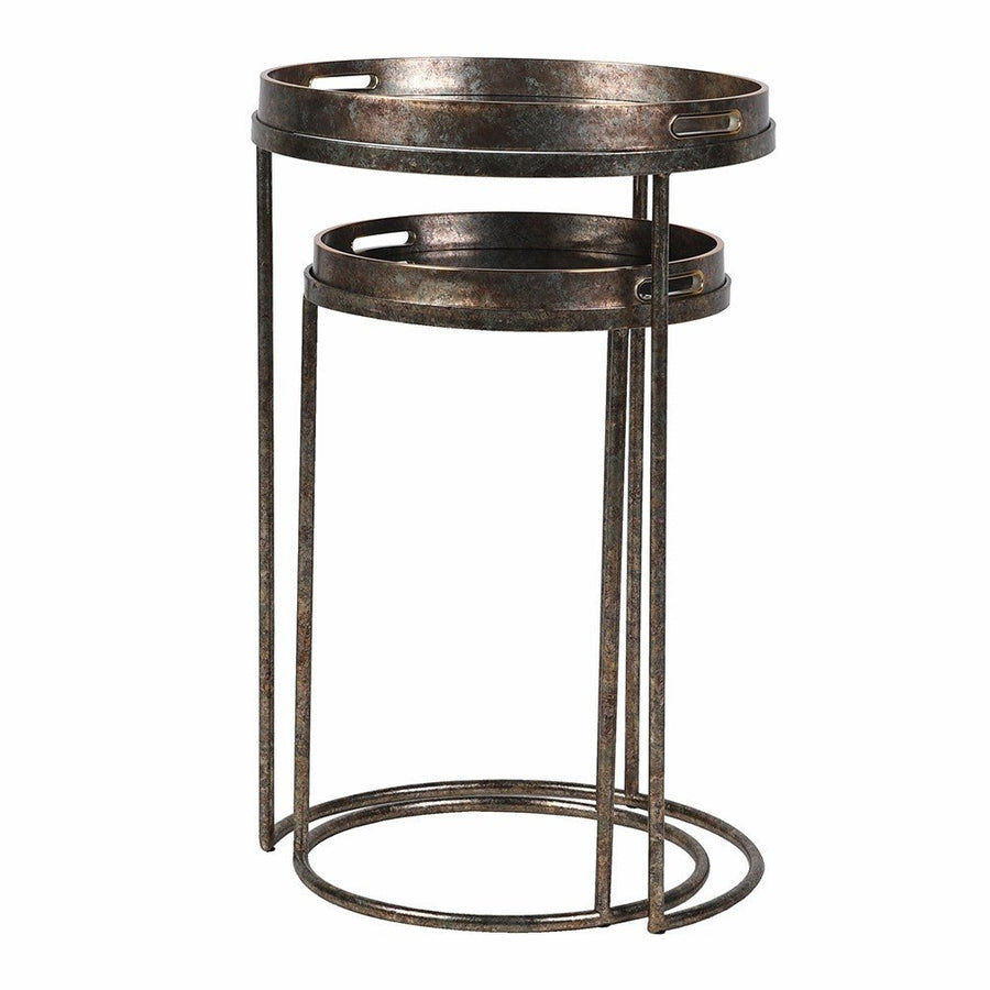S/2 Swallow Tray Tables - Stylish and Functional Accent Pieces