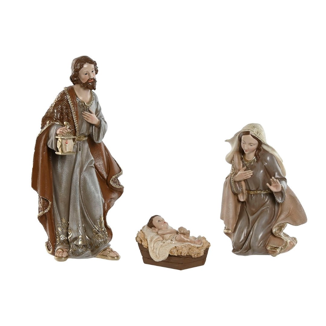 S/3 Nativity Set - Traditional Christmas Decor - LUXONAS
