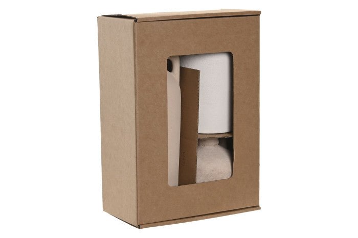 S/3 Stoneware Handle Vases