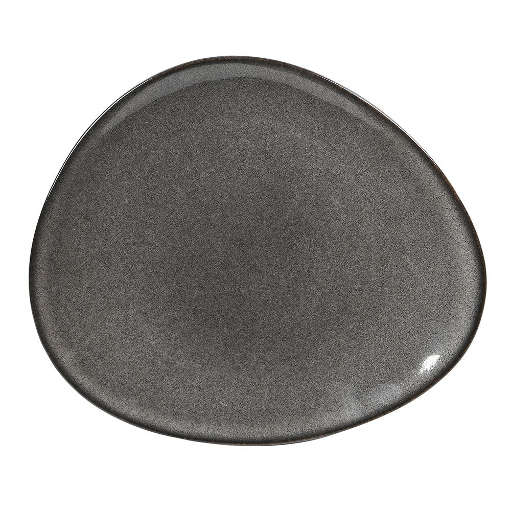 S/4 Ash Side Plates - Durable Stoneware for Everyday Use - LUXONAS