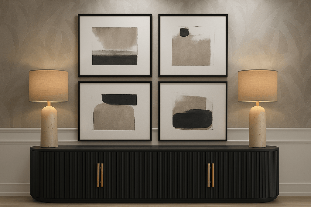 S/4 Hand Noir Canvas - LUXONAS
