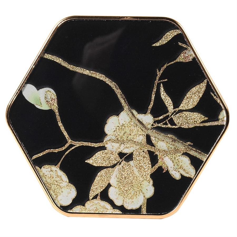 S/4 Hexagon Floral Coasters - LUXONAS