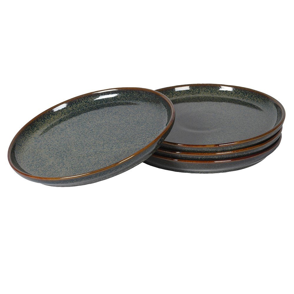 S/4 Obsidian Side Plates Set - LUXONAS