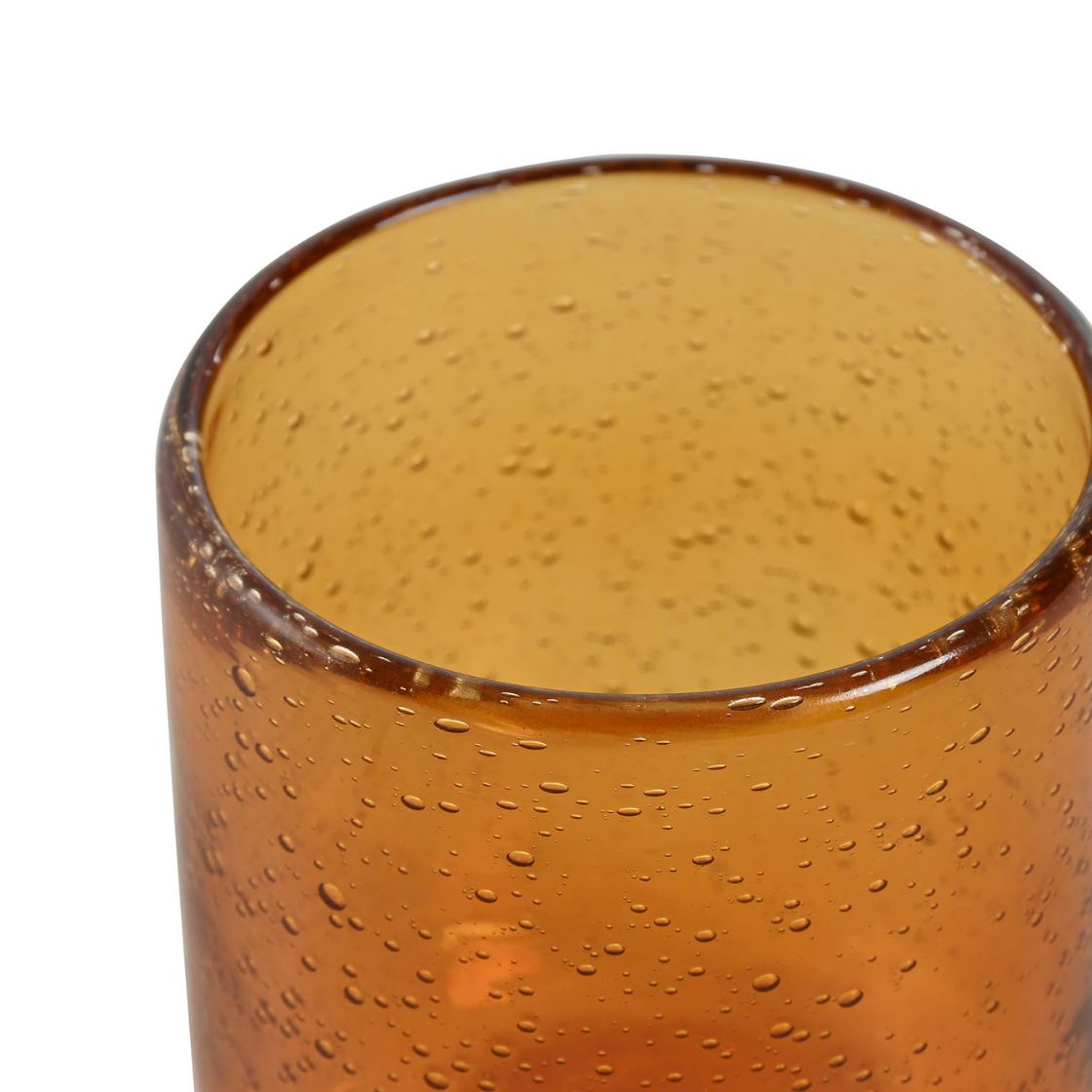 S/6 Amber Water Glasses - LUXONAS