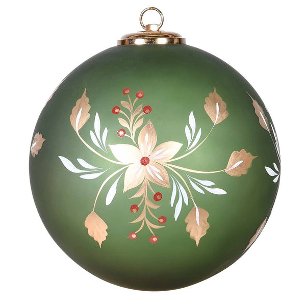 Sage Hand Painted Bauble