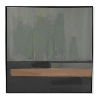 Sage Horizon Modern Canvas Wall Art