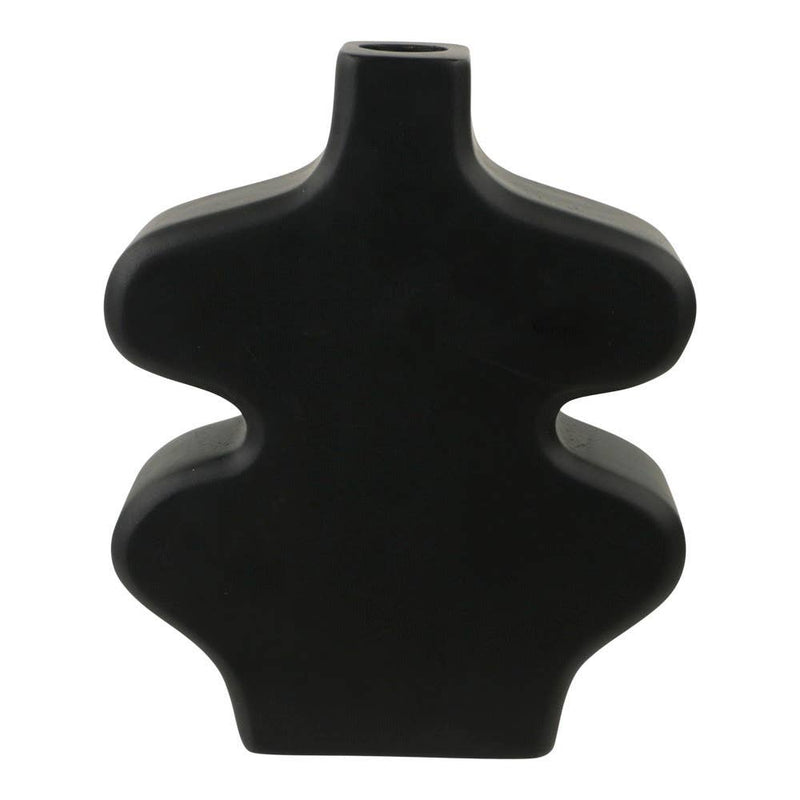 Salina Black Vase