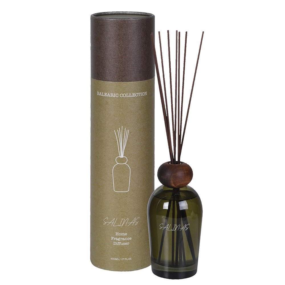 Salinas Large Reed Diffuser - Invigorating Citrus & Sea Salt Fragrance