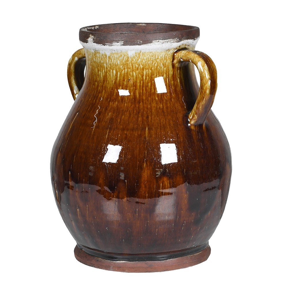 Saltglaze Small Amphora Vase - LUXONAS