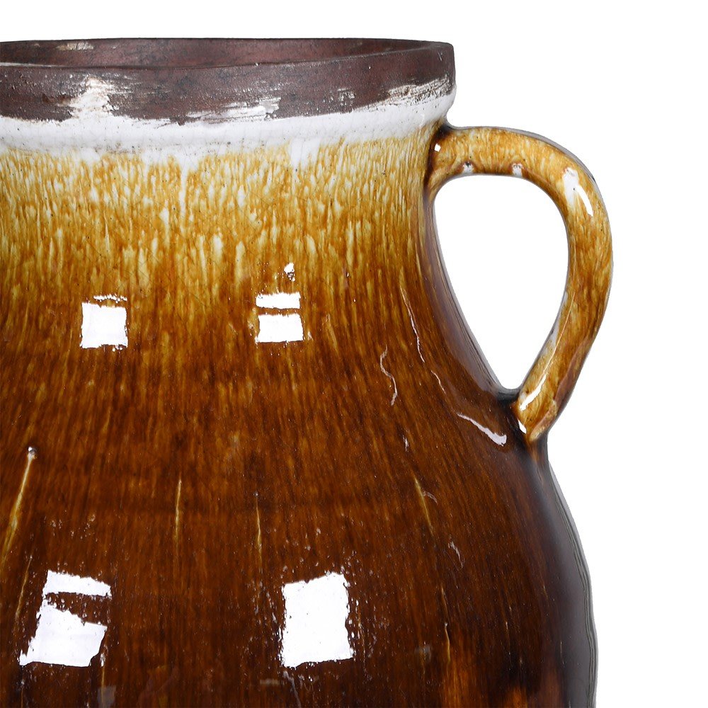 Saltglaze Small Amphora Vase - LUXONAS