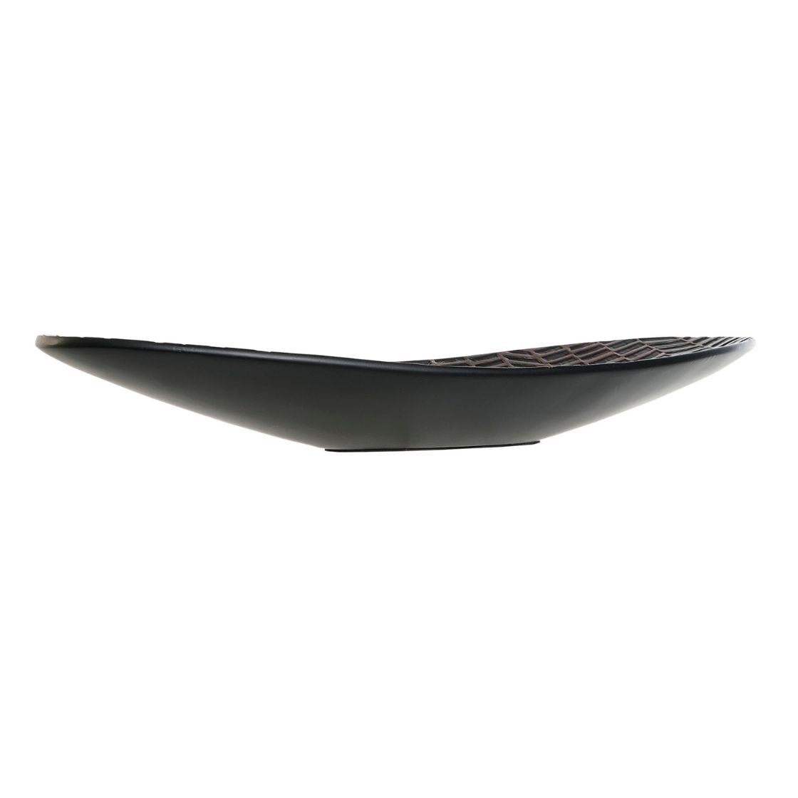 Scaled Resin Oval Bowl - LUXONAS