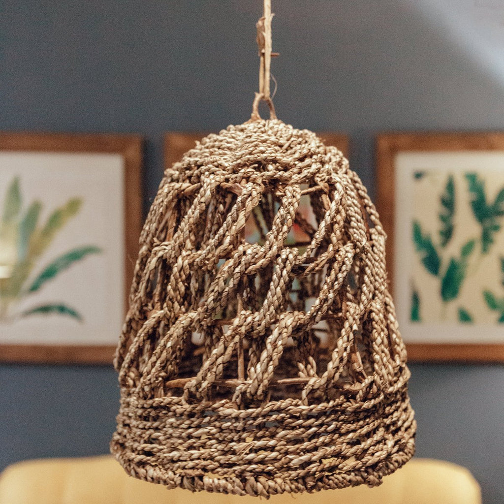 Seagrass Lamp | Lampshade PADANG - LUXONAS HOME