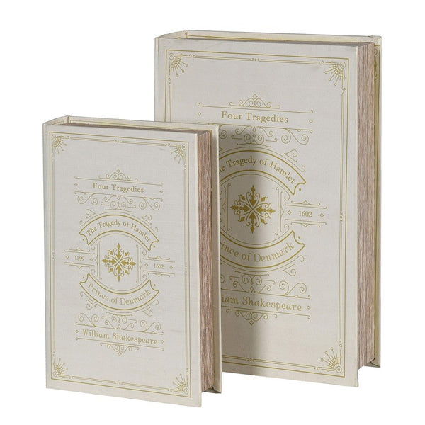 Set of 2 Hamlet Decorative Book Boxes