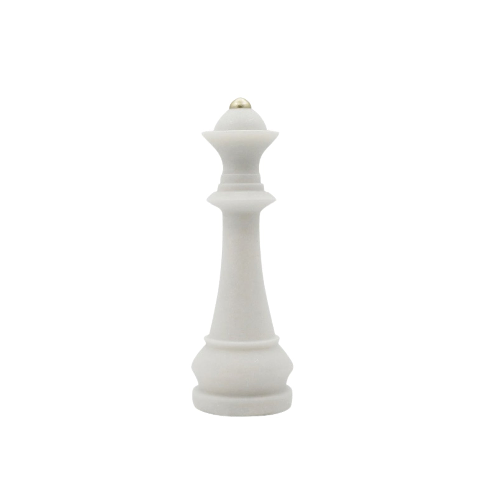 Set of 2 Resin Marble Look Chess Players - LUXONAS HOME