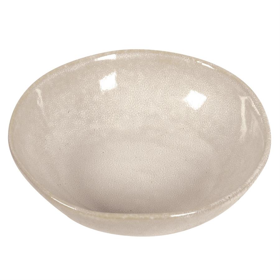 Set of 4 Cream Organic Shape Bowls - 19cm