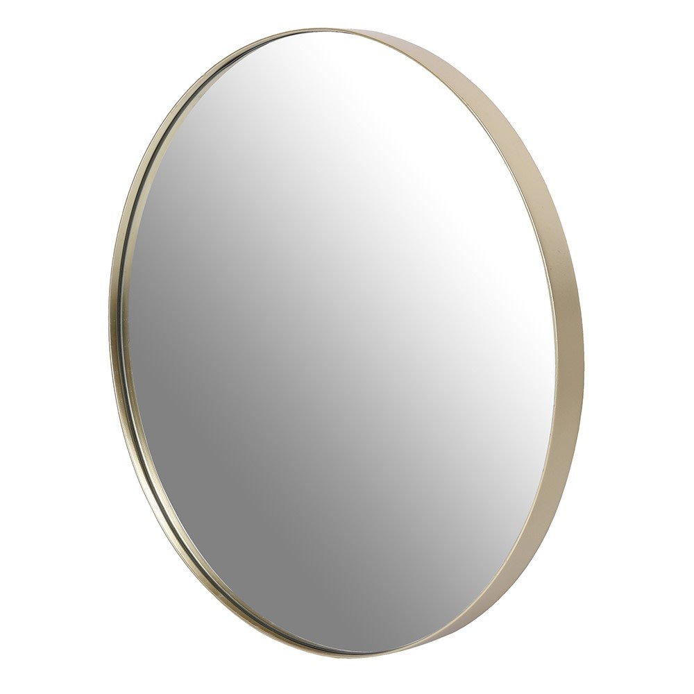 Set of 5 Golden Round Wall Mirrors - Elegant Home Decor - LUXONAS