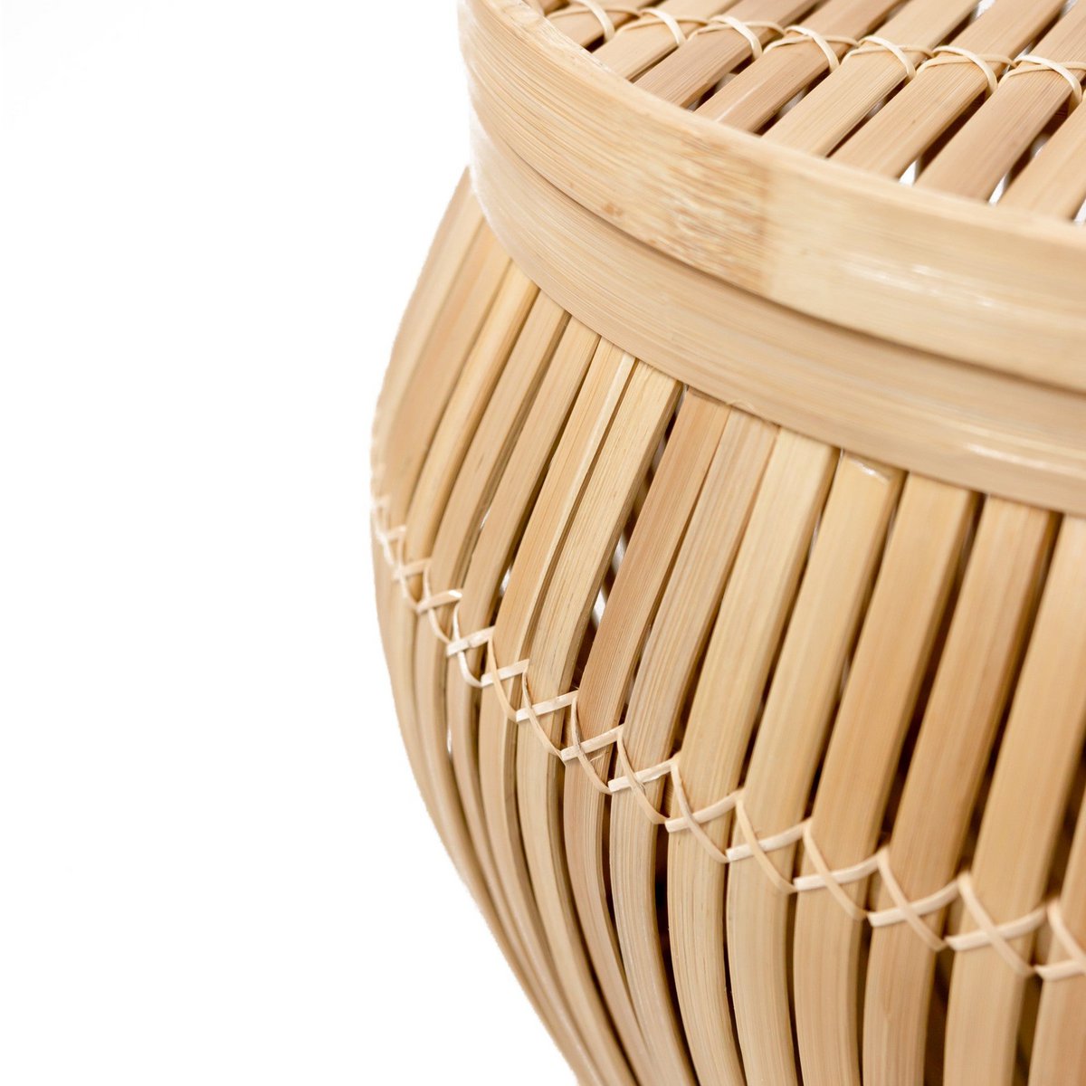 Side Table | Coffee Table | Table Basket BATAVIA made of Bamboo (2 sizes) - LUXONAS HOME
