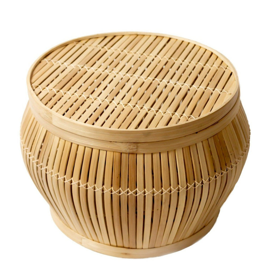 Side Table | Coffee Table | Table Basket BATAVIA made of Bamboo (2 sizes) - LUXONAS HOME