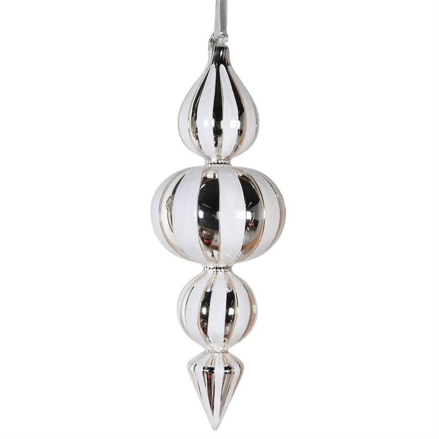 Silver and White Calabash
