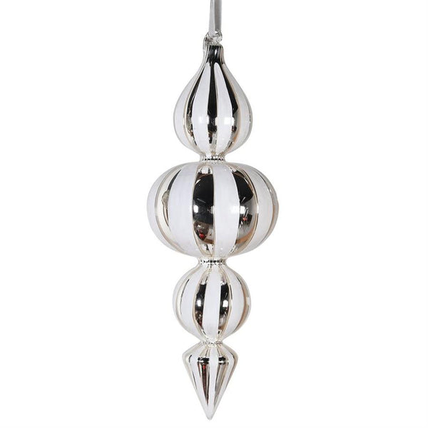 Silver and White Calabash