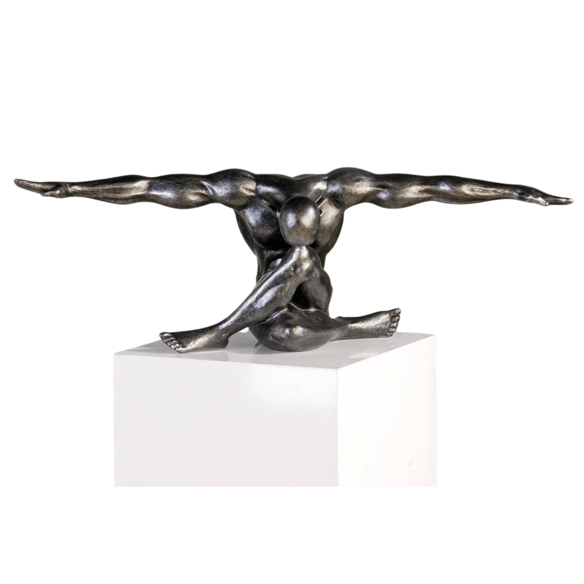 Silver Open Hands Figure - LUXONAS HOME